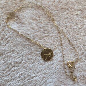 14K Gold Filled Pinky Swear Necklace